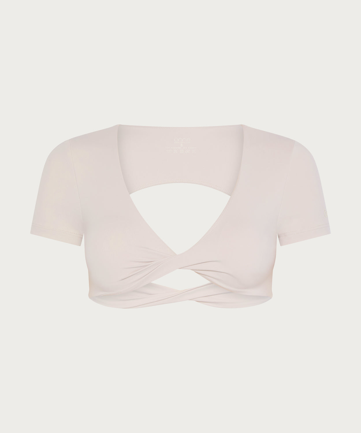 Camelia Top in Stone White Gray, ÔNNE activewear
