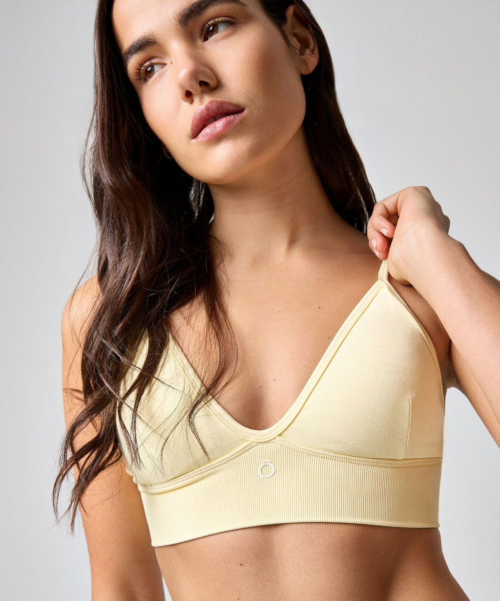 Elise Top in Creamy Yellow, ÔNNE activewear
