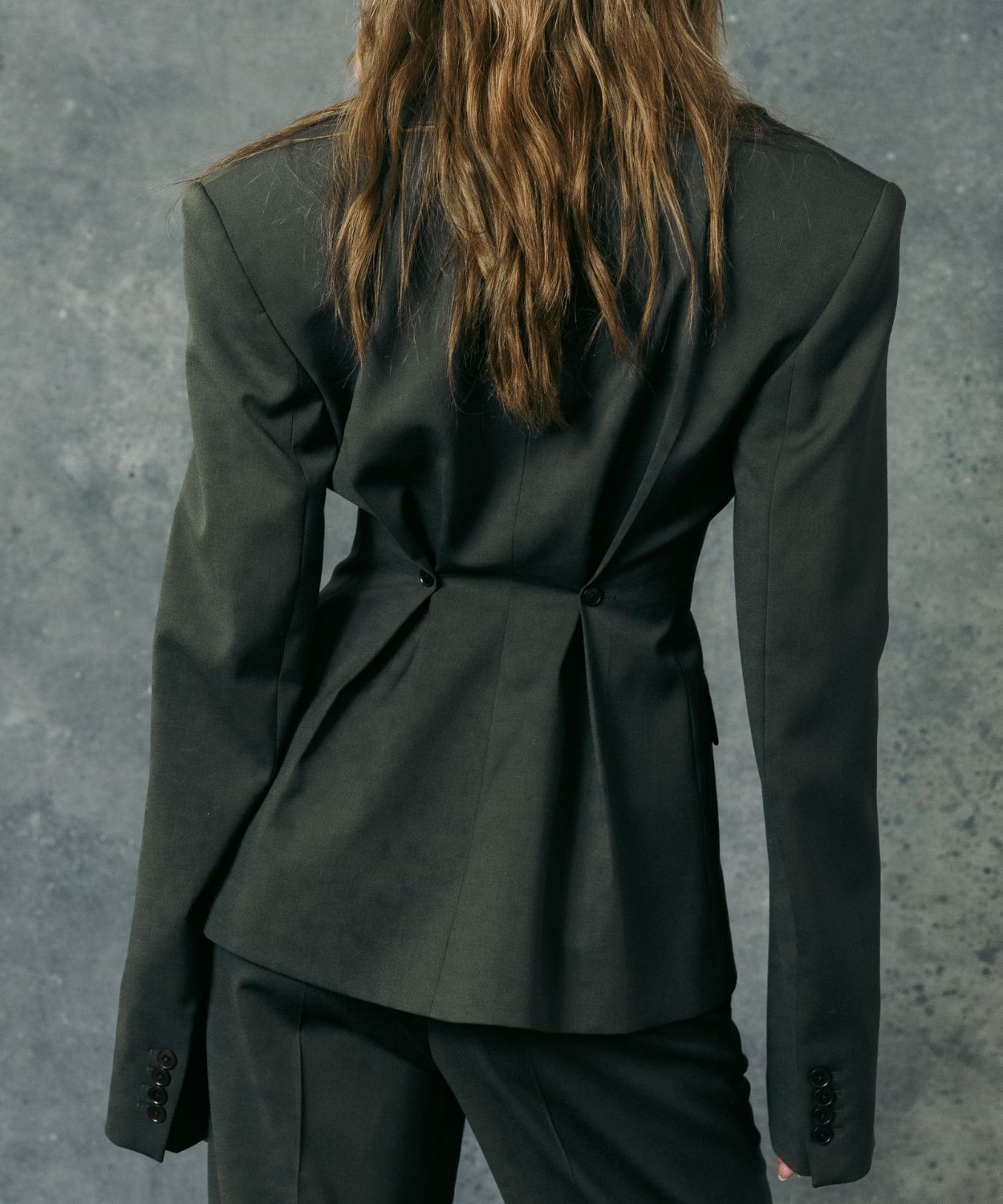 The Fitted Tailored Blazer Green