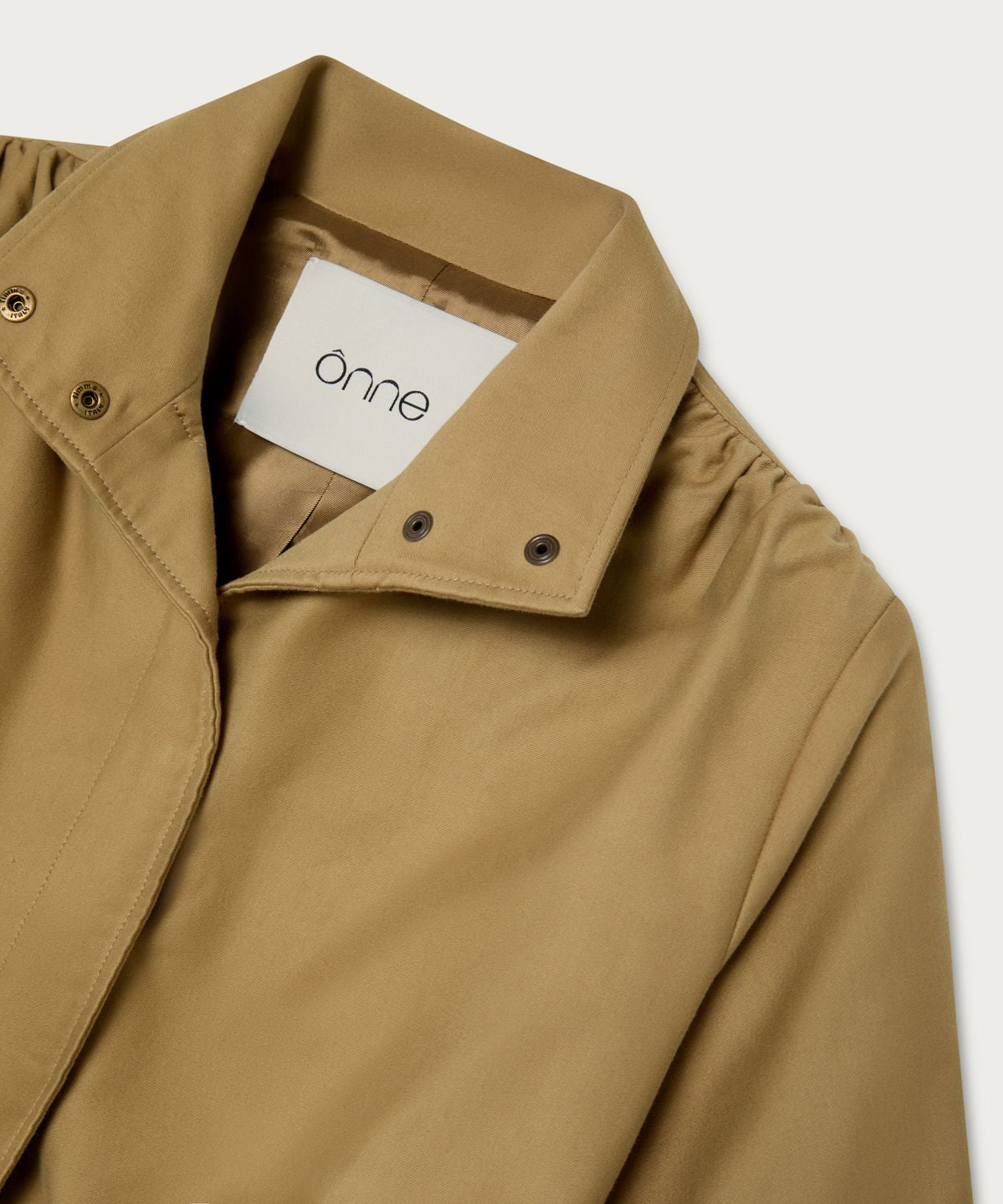 The Cropped Bomber Jacket Camel