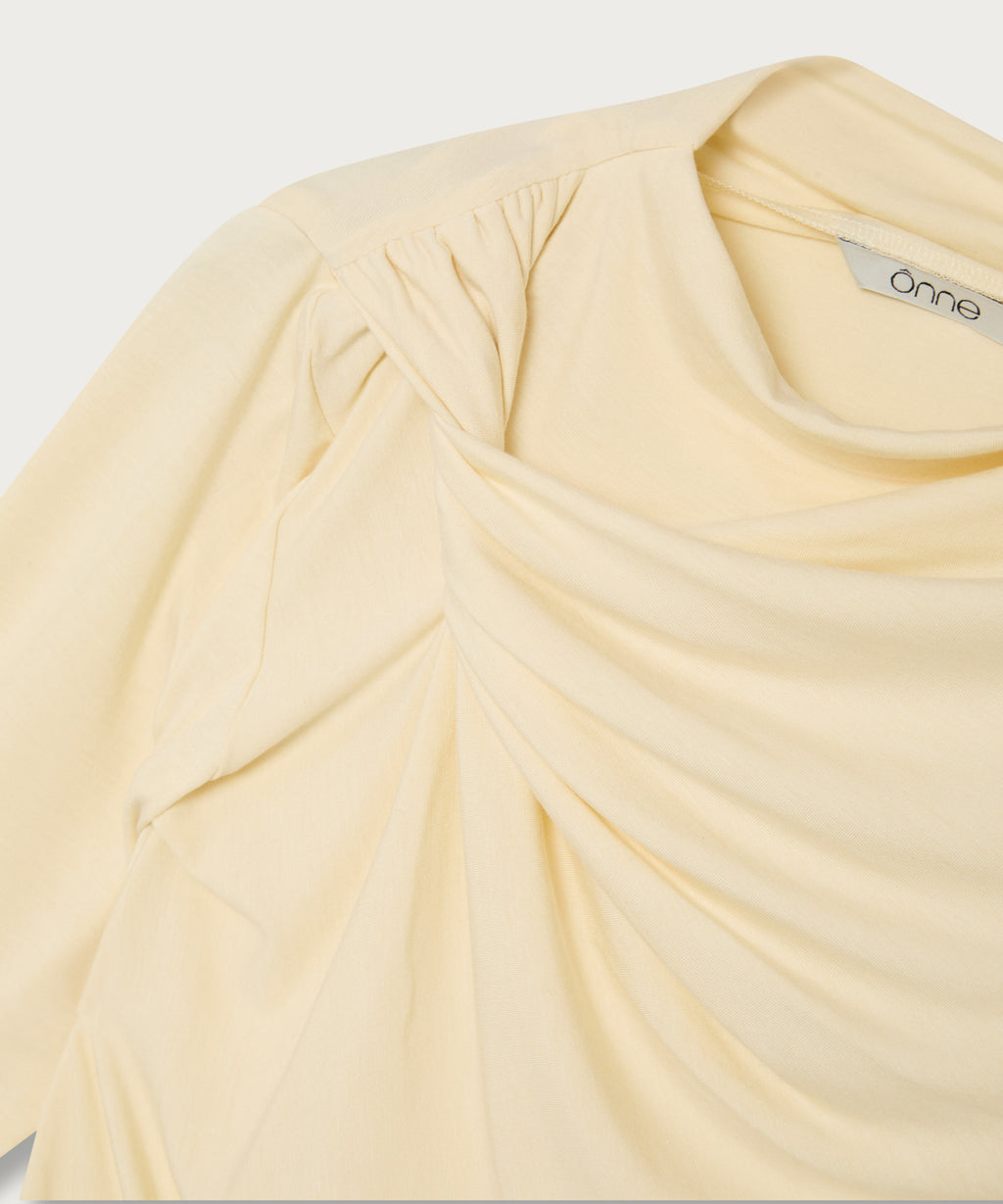 The Drapped Long Sleeve Top