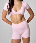 Solene Shorts in Sakura Pink, ÔNNE activewear