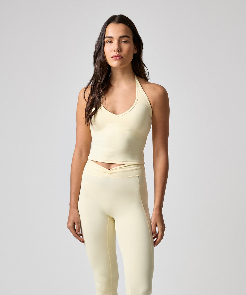 Syra Top in Creamy Yellow, ÔNNE activewear