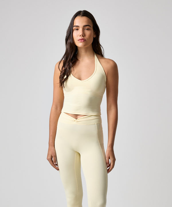 Syra Top in Creamy Yellow, ÔNNE activewear