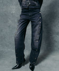 The Buttoned Straight Leg Jean