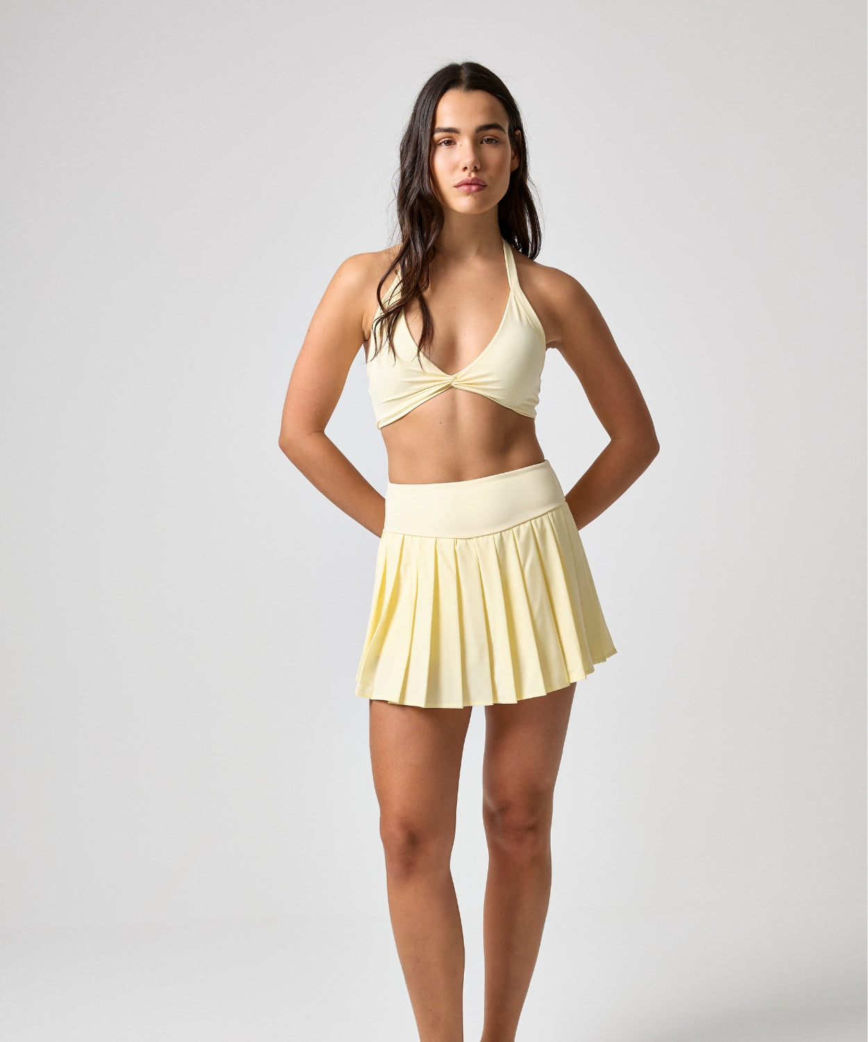 Velina Skirt in Creamy Yellow
