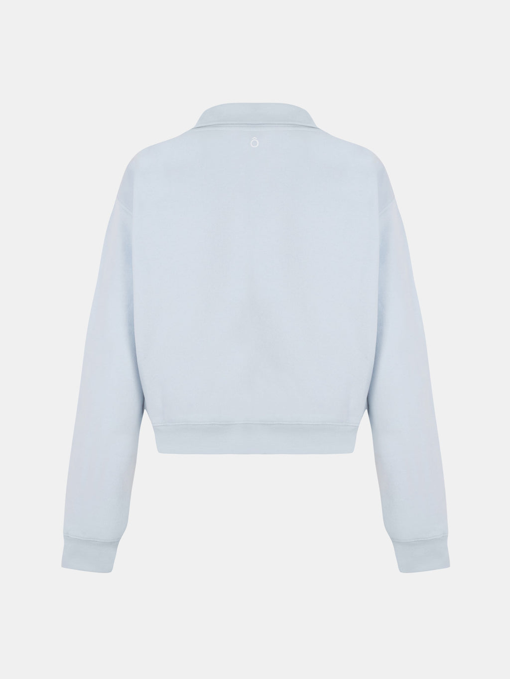 Alma Jacket in Water Blue, silhouette, back, ÔNNE activewear