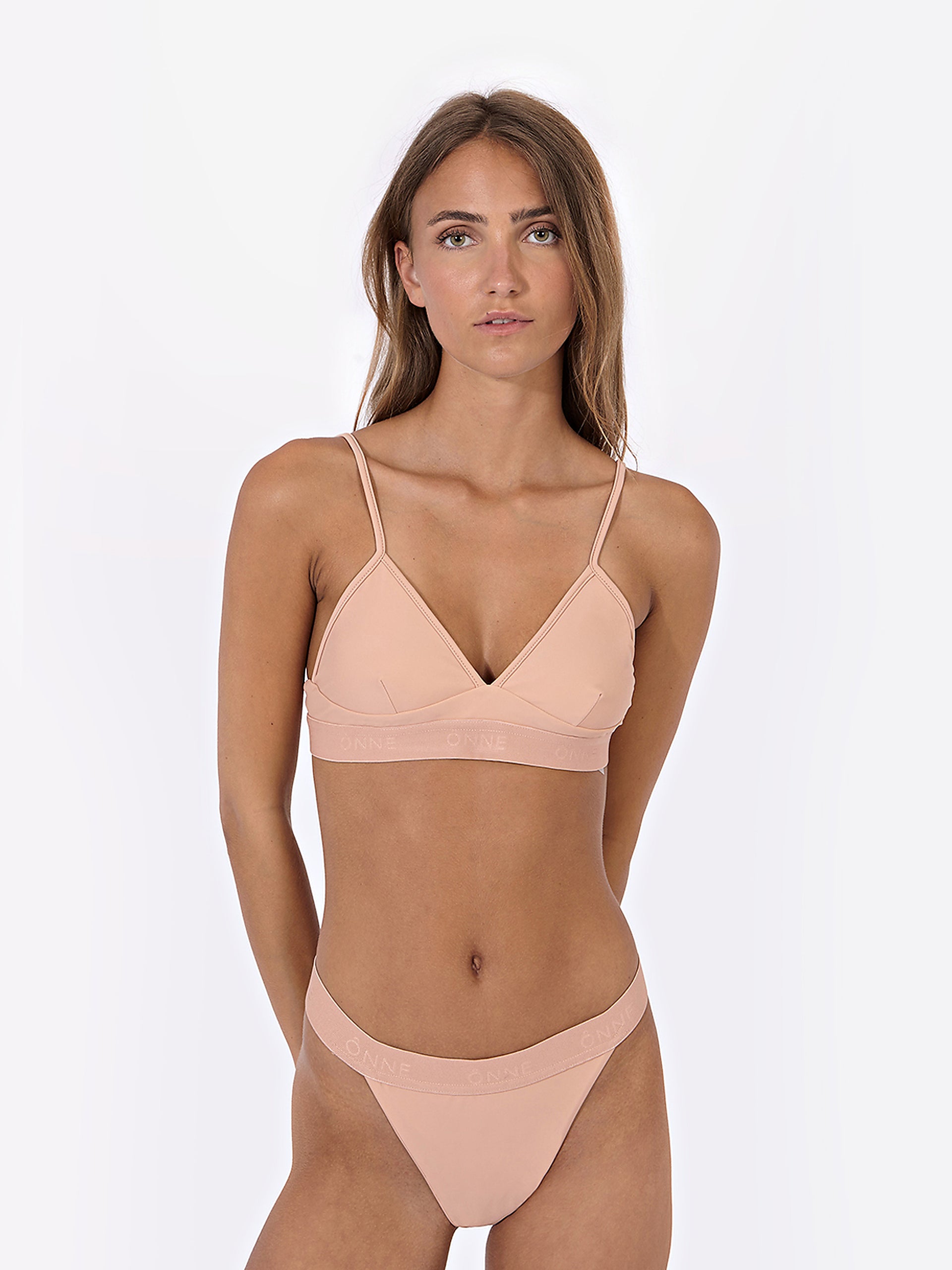 Beonne Slim Bottom Plain in Nude, ÔNNE swimwear