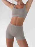 Cinder Shorts in Camel Gray, ÔNNE activewear