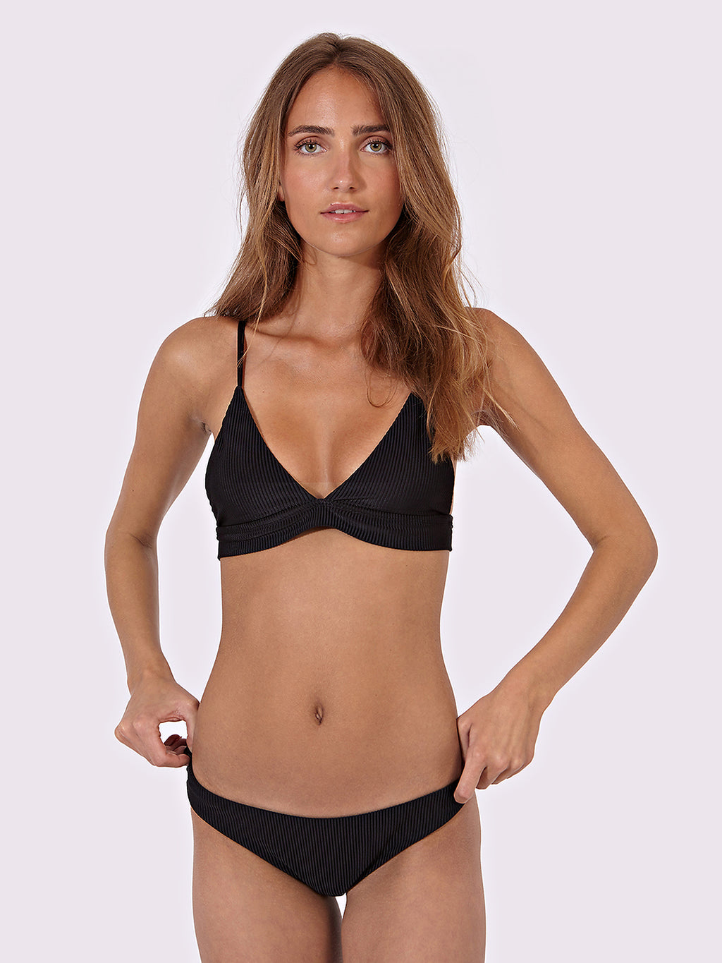 Erin Top Rib in Black, ÔNNE swimwear