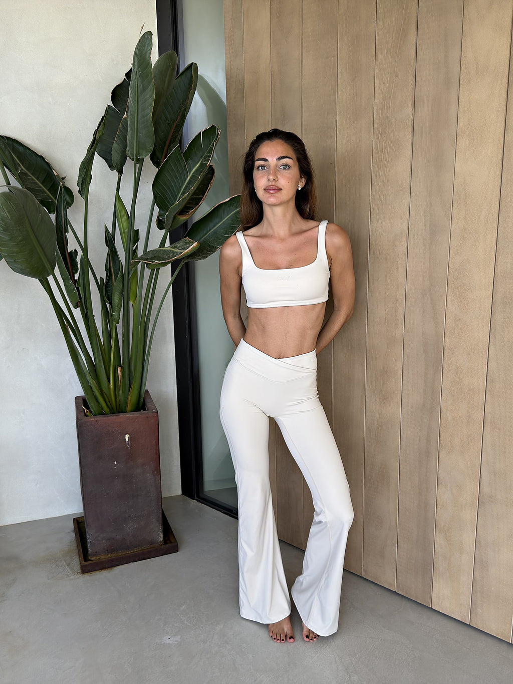 Ella Top in Light Khaki, ÔNNE activewear