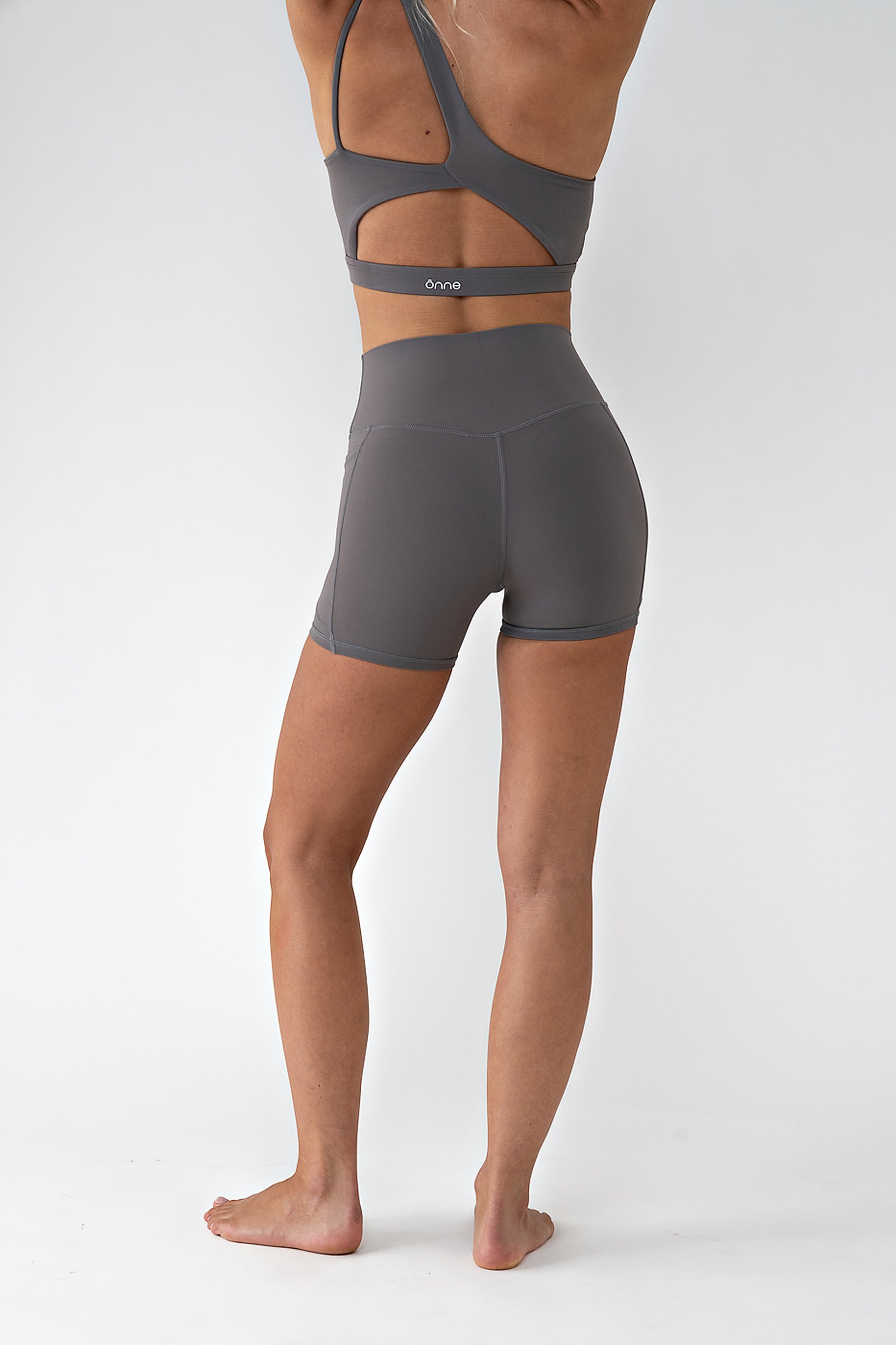 Maia Short in Ultimate Grey, ÔNNE activewear