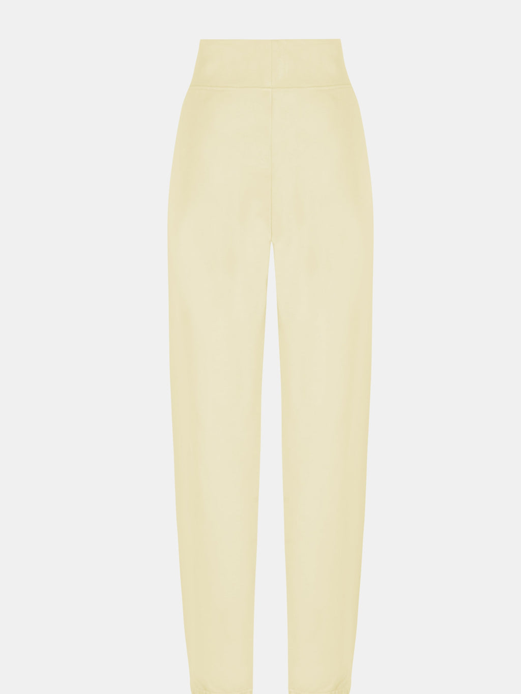 Nara Joggers in Creamy Yellow, silhouette, back, ÔNNE activewear