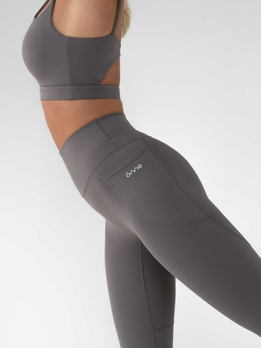 Nora Top in Ultimate Gray, ÔNNE activewear