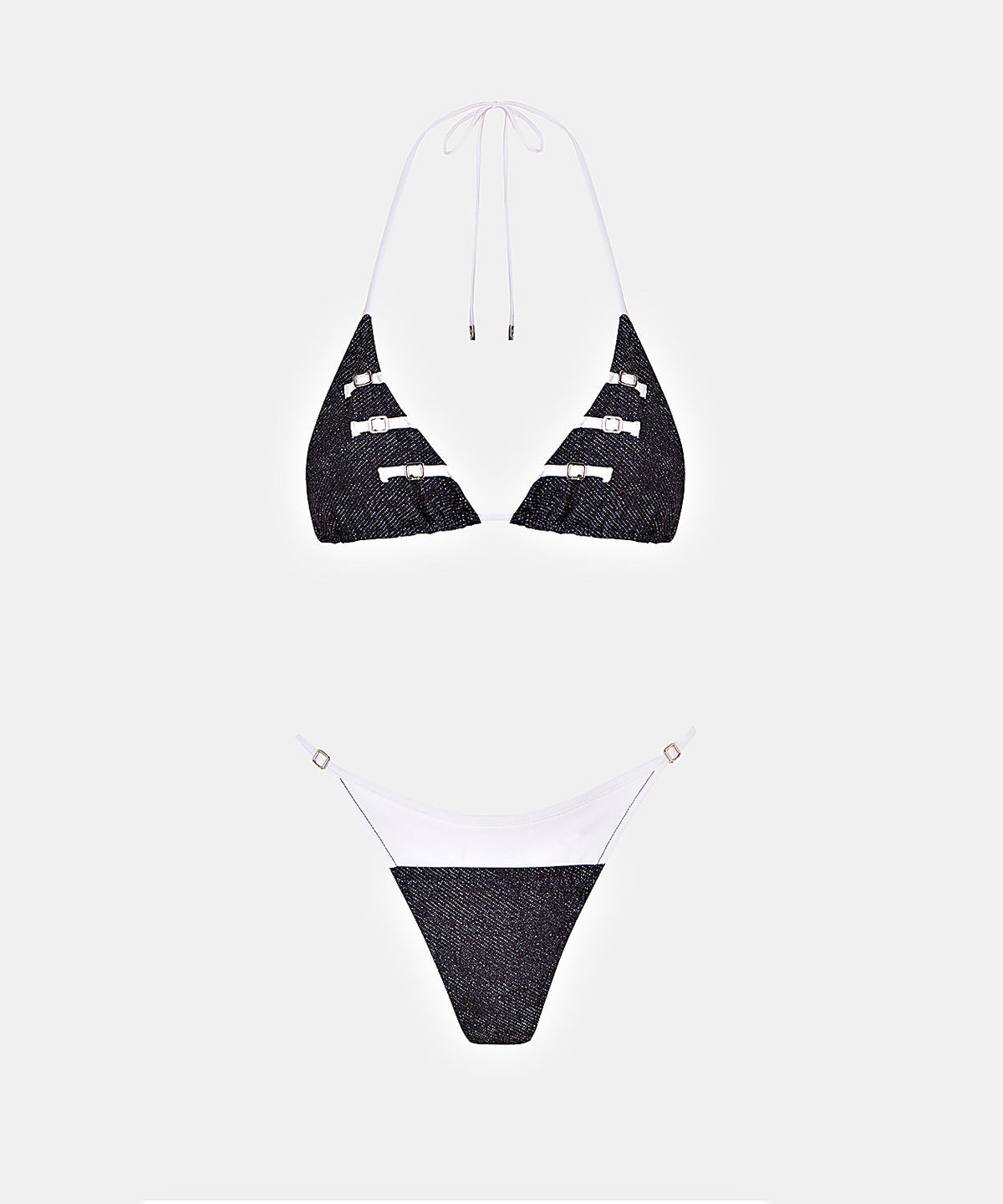 Zoan Top Detail in Blue White, ÔNNE swimwear