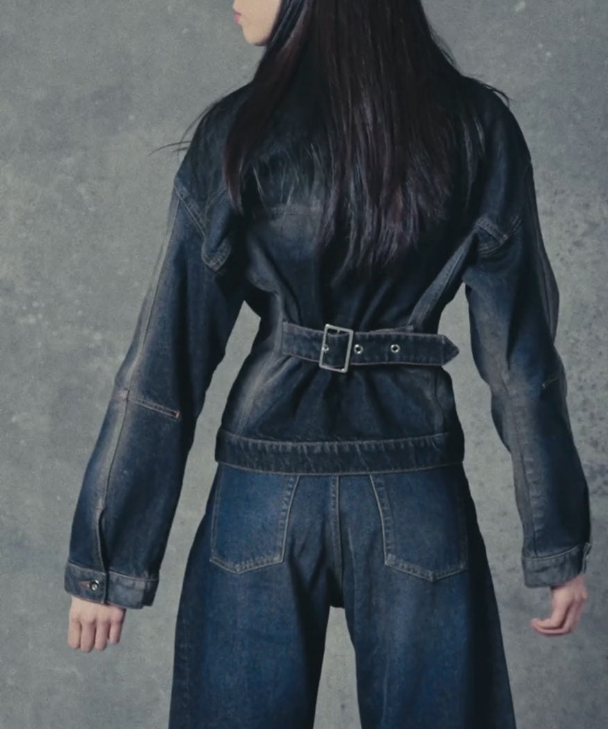 The Buttoned Straight Leg Jean