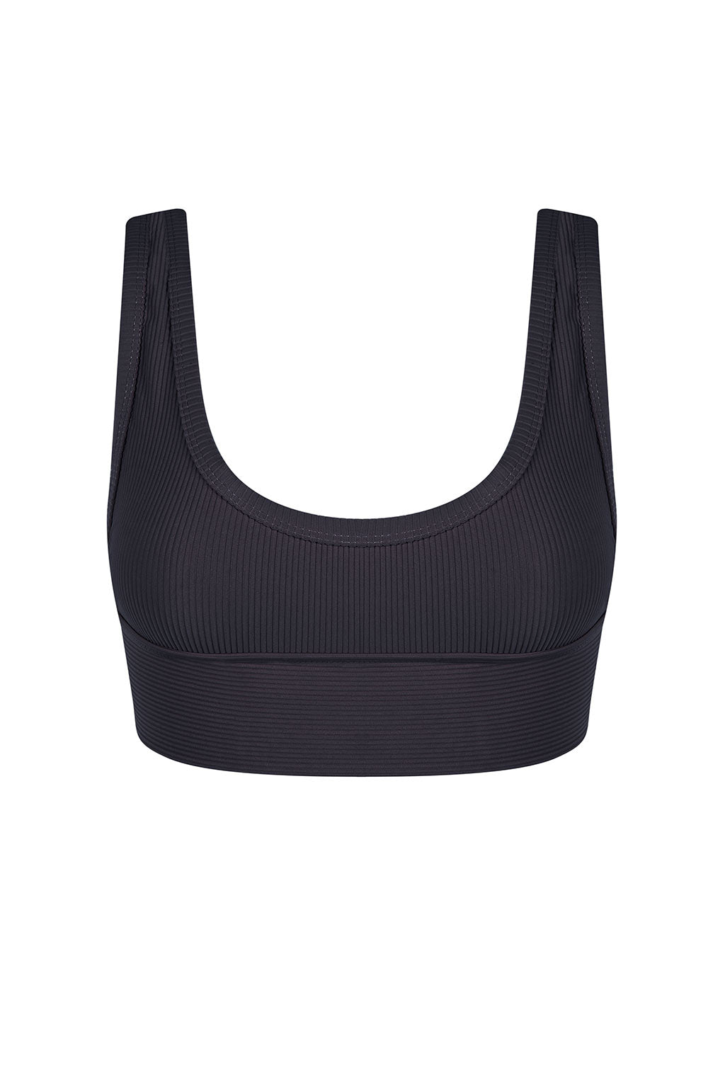 Banaba Top Rib in Black, ÔNNE swimwear
