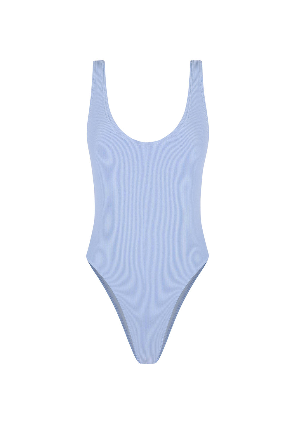 Phoenix One piece Rib in Grey Blue, ÔNNE swimwear